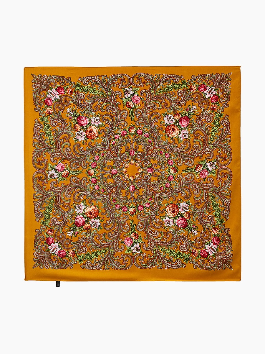 

Палантин женский Rosedena shawlcyrm800pcs оранжевый, 90х90 см, shawlcyrm800pcs