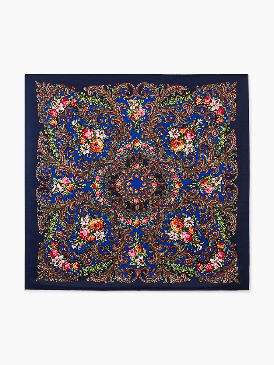 

Палантин женский Rosedena shawlcyrm800pcs темно-синий, 90х90 см, shawlcyrm800pcs