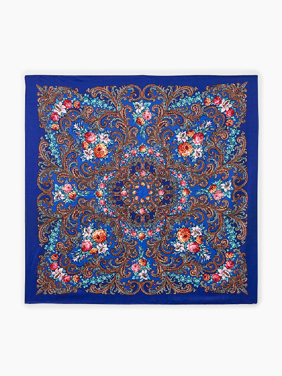 

Палантин женский Rosedena shawlcyrm800pcs синий, 90х90 см, shawlcyrm800pcs
