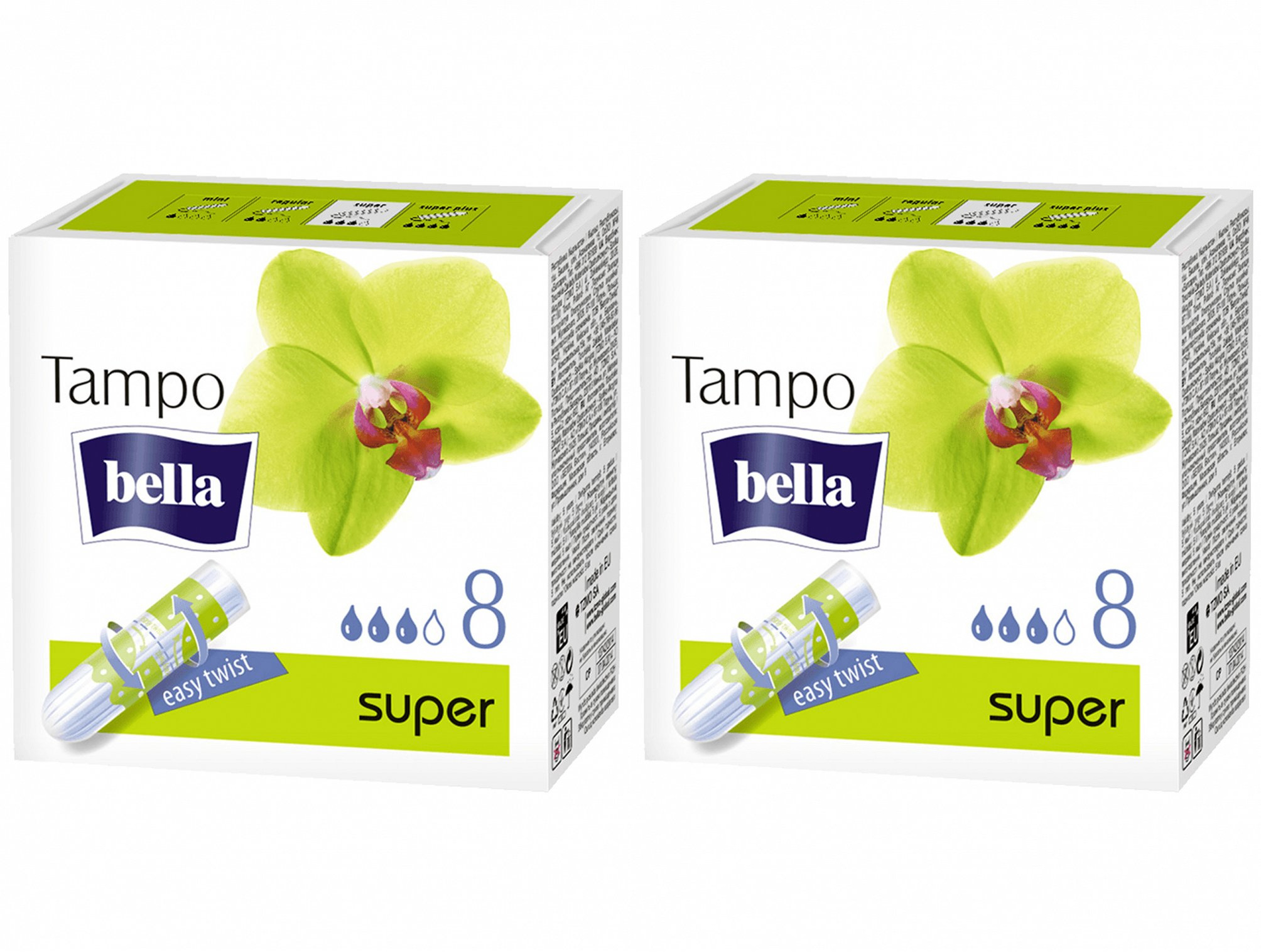 

Тампоны Bella tampo Super premium 2 уп х 8 шт, premium comfort