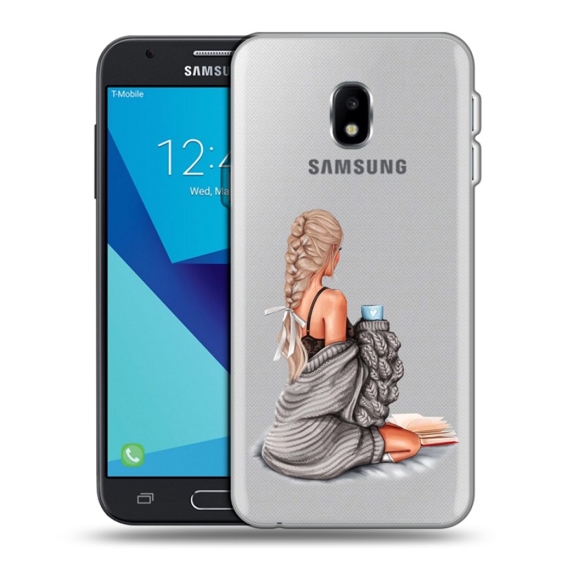 фото Прозрачный чехол для samsung galaxy j7 (j730) 100gadgets