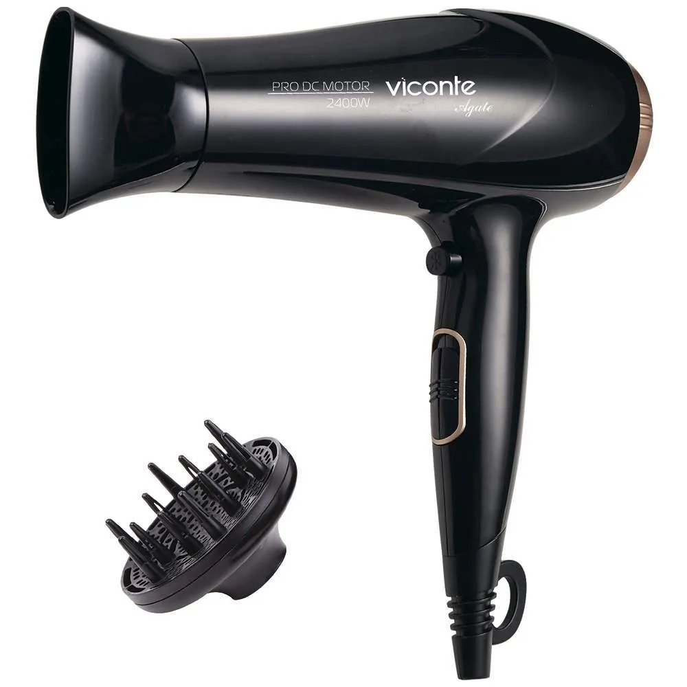 

Фен Viconte 2400 2400 Вт Black, Черный, 2400