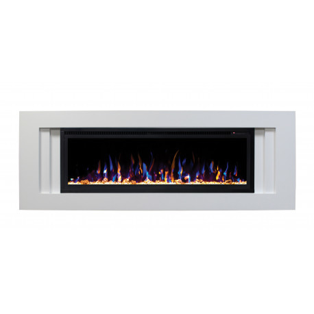 фото Электрокамин с очагом 3d real-flame stockholm 60 wt-p591/wt-p511 с очагом saphir 50 realflame