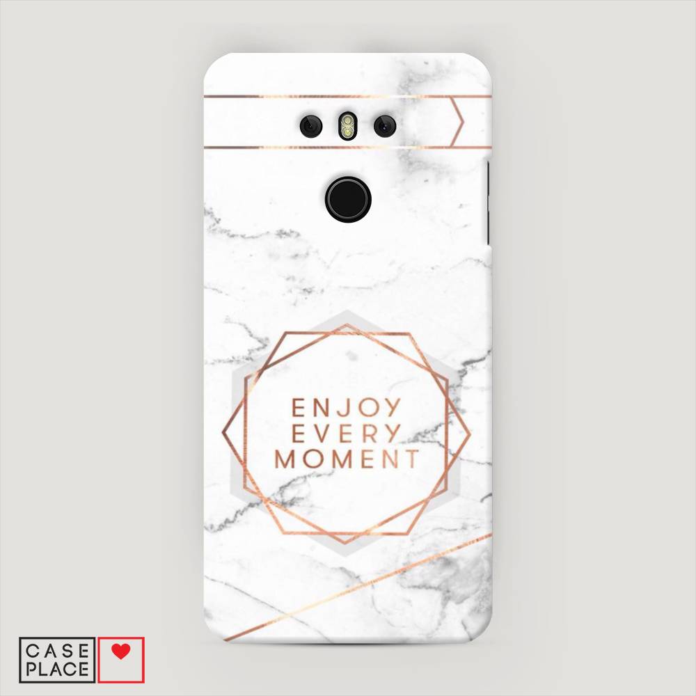 

Чехол Awog "Enjoy every moment мрамор" для LG G6, 80820-5