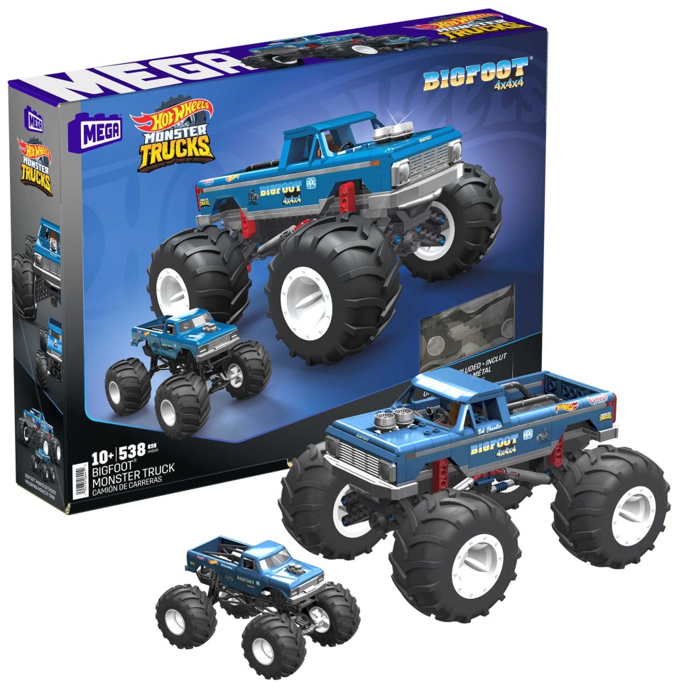 Конструктор Mega Hot Wheels Bigfoot HHD20