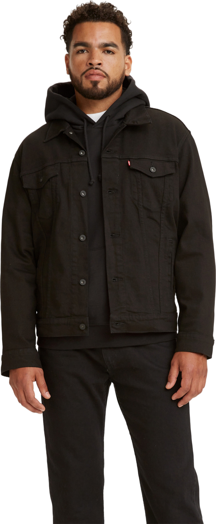 Джинсовая куртка мужская Levi's Men The Trucker Jacket черная L