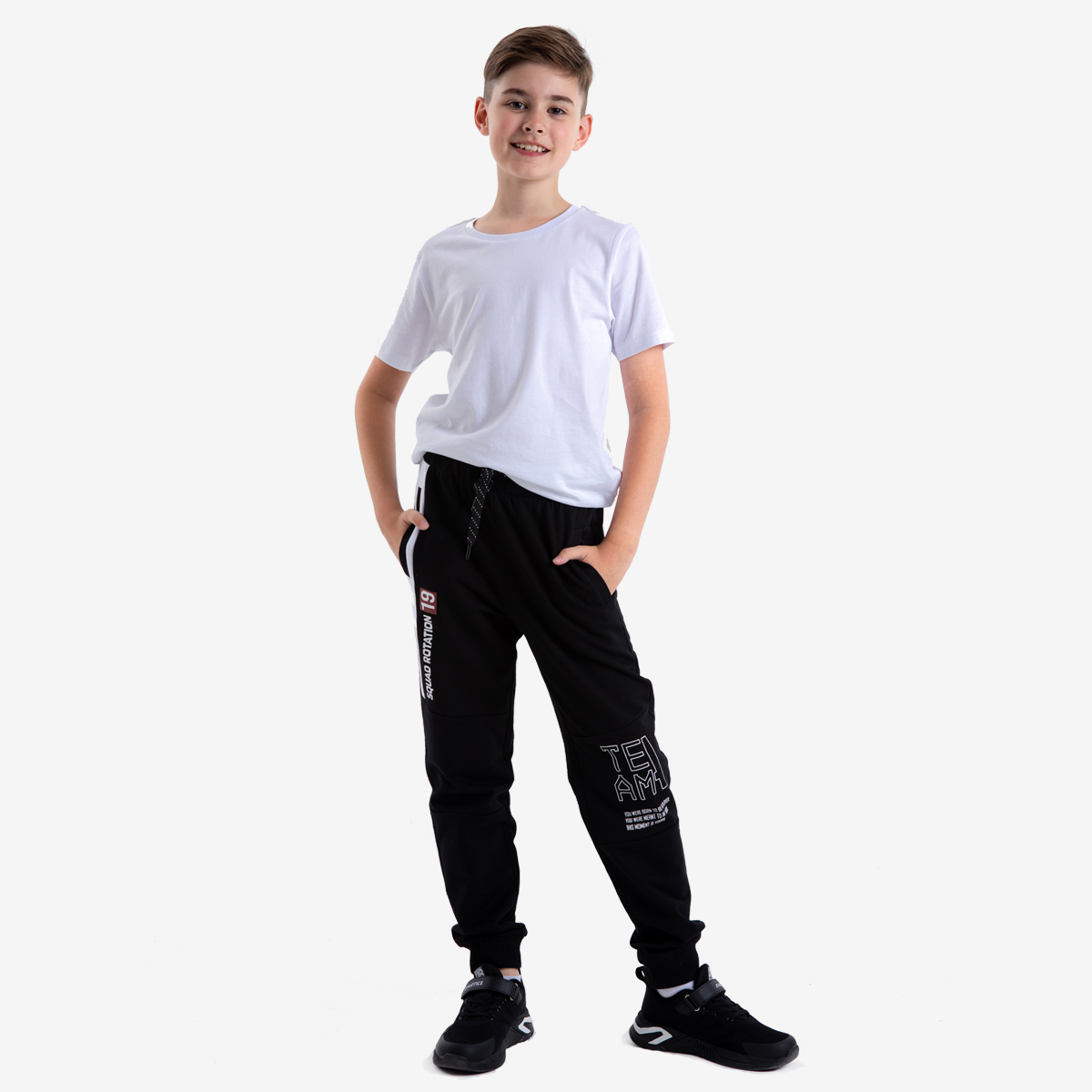 

Брюки детские Kapika IJBCP07-99, цвет черный, размер 140, IJBCP07