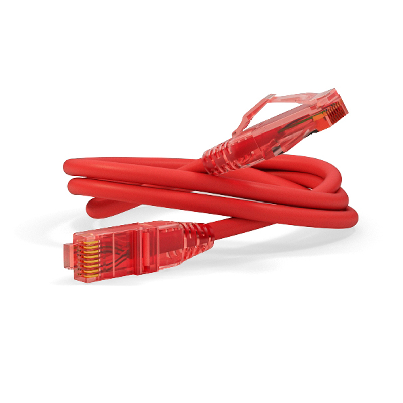 

Патч-корд U/UTP Hyperline PC-LPM-UTP-RJ45-RJ45-C5e-0.15M-LSZH-RD 0.15m, Красный