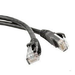 фото Кабель витая пара патч-корд hyperline pc-lpm-utp-rj45-rj45-c6-0.3m-lszh-bk 0.3m