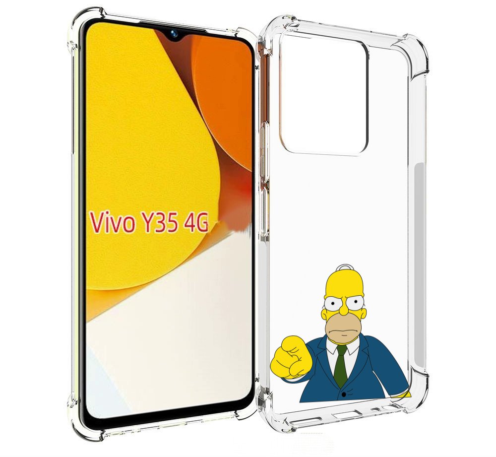 

Чехол MyPads гомер-злой для Vivo Y35 4G 2022 / Vivo Y22, Прозрачный, Tocco