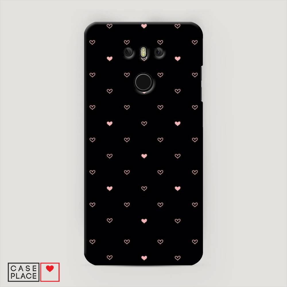 

Чехол Awog "Черный фон и сердечки" для LG G6, 80820-2