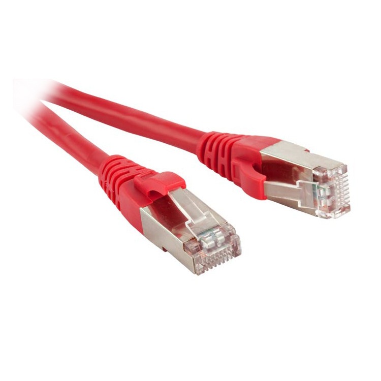 фото Кабель витая пара патч-корд hyperline pc-lpm-stp-rj45-rj45-c5e-2m-lszh-rd 2.0m