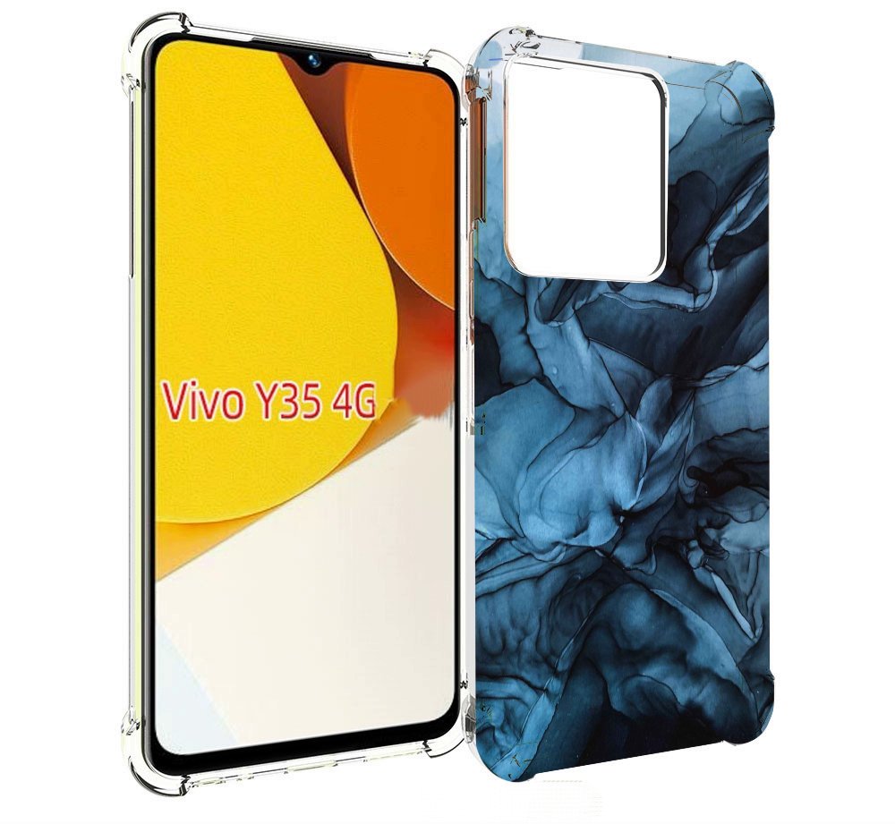 

Чехол MyPads голубой дымок для Vivo Y35 4G 2022 / Vivo Y22, Прозрачный, Tocco