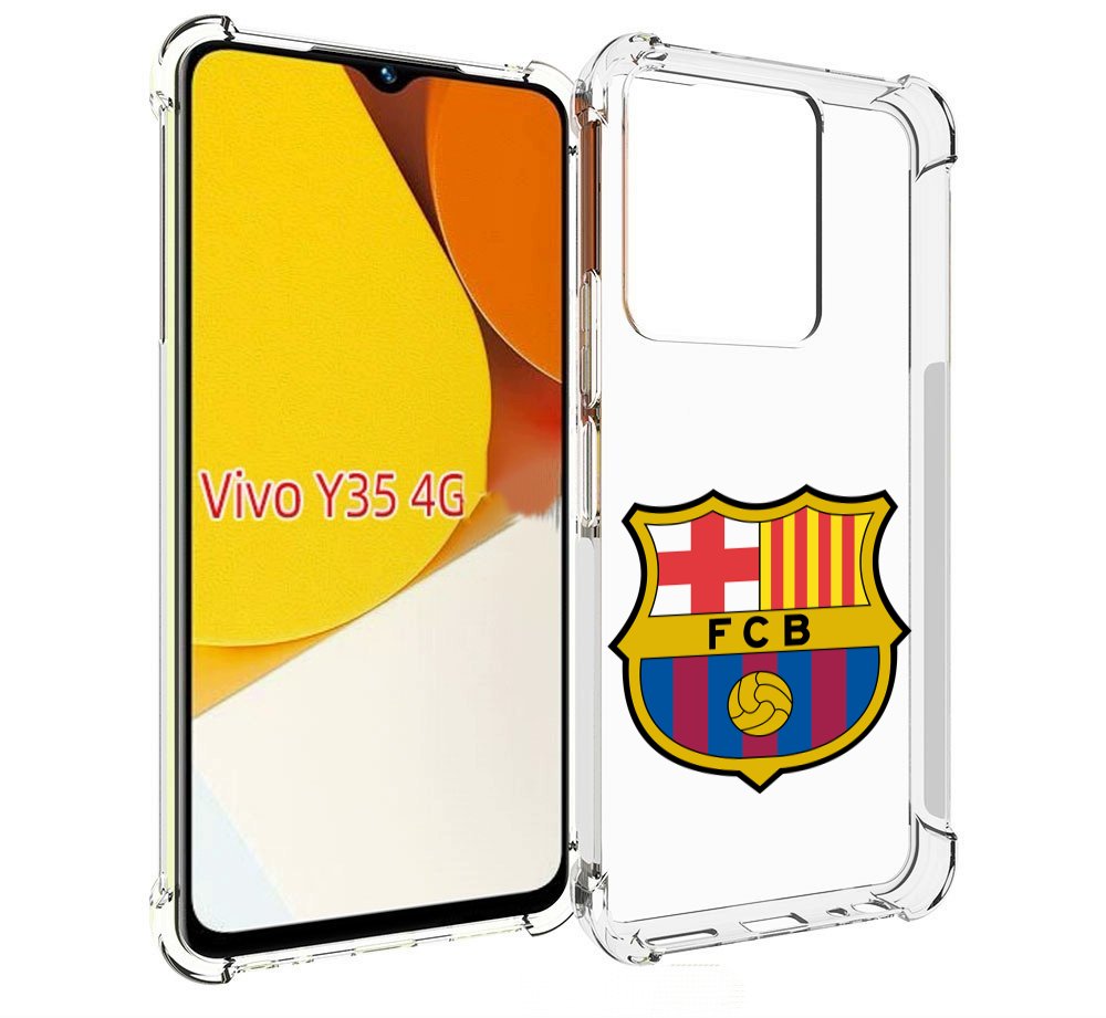 

Чехол MyPads ФК FCB Барселона для Vivo Y35 4G 2022 / Vivo Y22, Прозрачный, Tocco