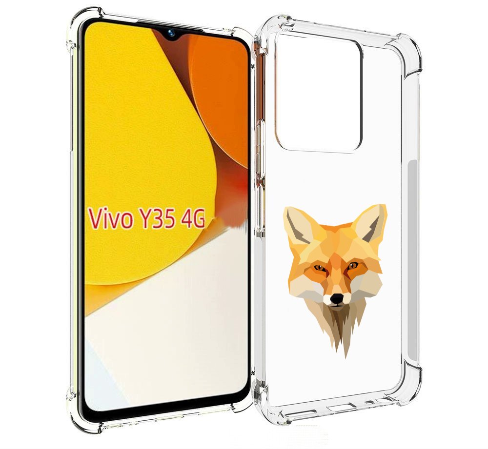

Чехол MyPads голова-лисы для Vivo Y35 4G 2022 / Vivo Y22, Прозрачный, Tocco