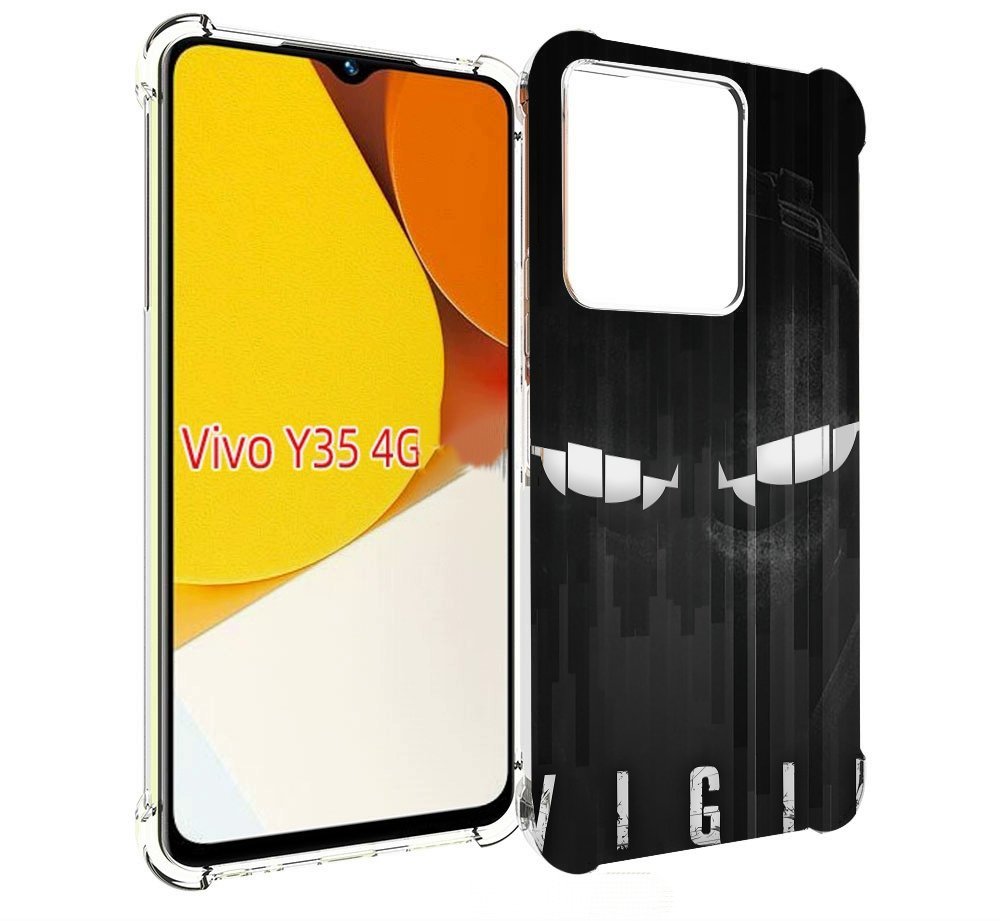 

Чехол MyPads глаза-в-ночи для Vivo Y35 4G 2022 / Vivo Y22, Прозрачный, Tocco