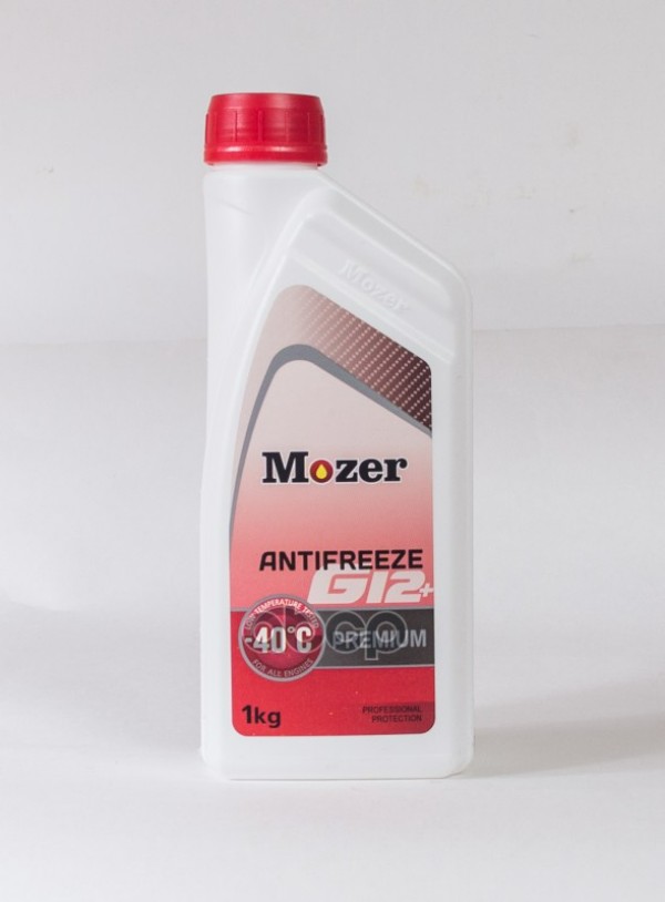 фото Антифриз "mozer" g12+ premium красный 1кг (аналог sintec;felix) mozer арт. 4606444