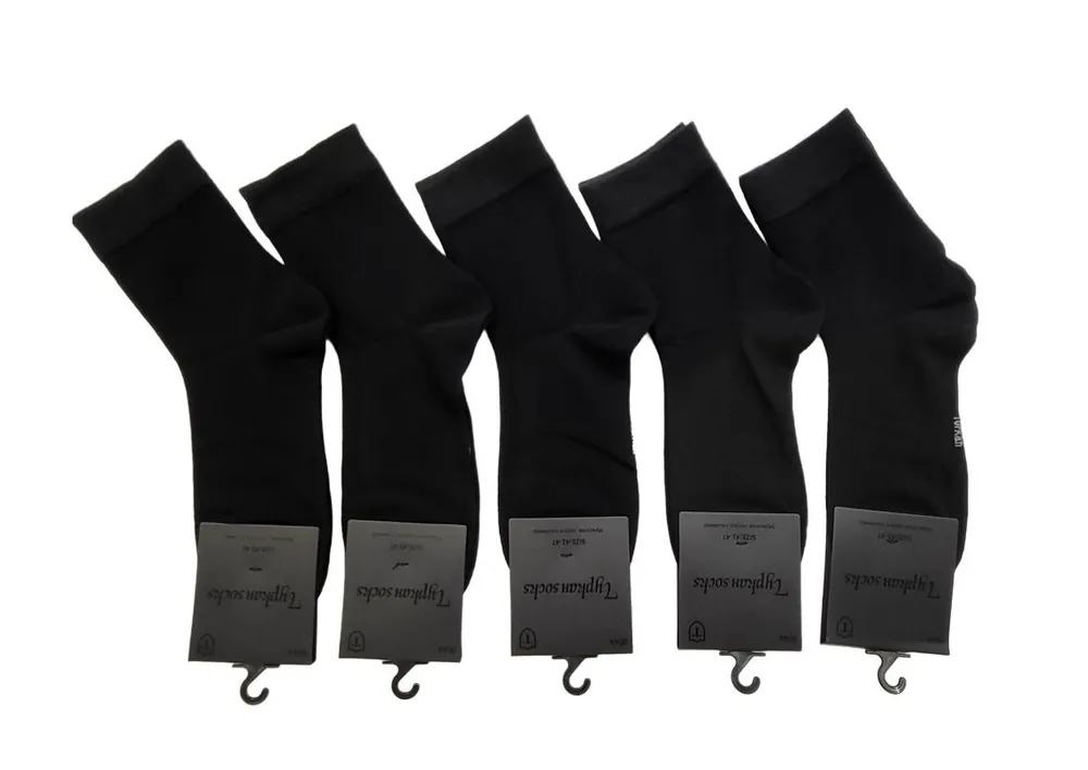 Комплект носков мужских Turkan N236 черных 41-47