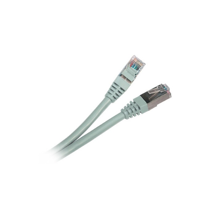 фото Кабель витая пара патч-корд hyperline pc-lpm-stp-rj45-rj45-c5e-1m-lszh-gy 1.0m