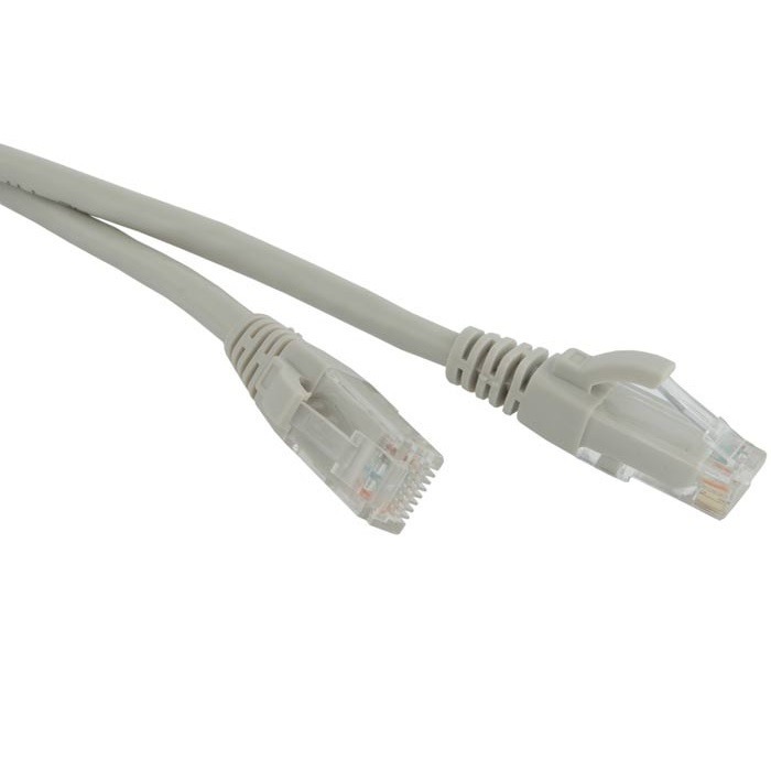 фото Кабель витая пара патч-корд hyperline pc-lpm-utp-rj45-rj45-c6-0.5m-lszh-gy 0.5m