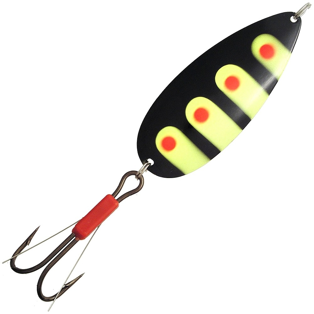 

Блесна для рыбалки Hauki 80/22 незацепляйка, GR-S (BL/R/Fye-S / ), Черный;желтый;красный, Hauki