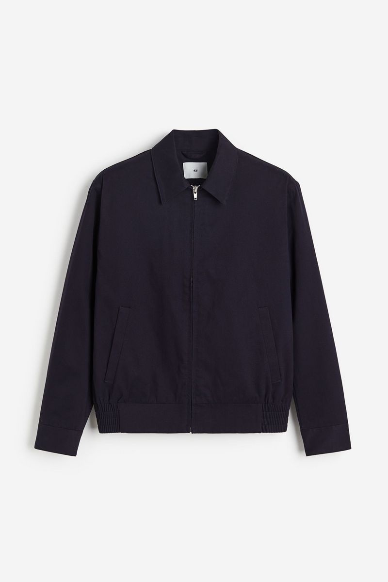 

Куртка мужская H&M 1208292 синяя L, Синий, 1208292