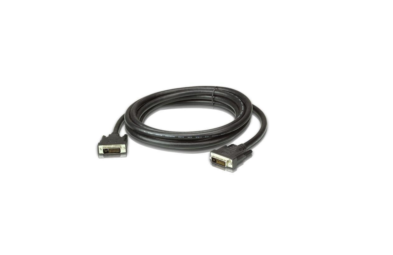 

Кабель ATEN DVI - DVI вилка-вилка 3м черный, 2L-7D03DD 3.0m
