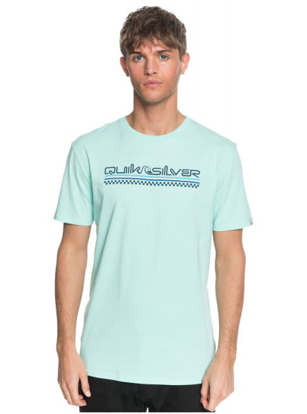 

Футболка мужская Quiksilver EQYZT05951 голубая S, Голубой, EQYZT05951