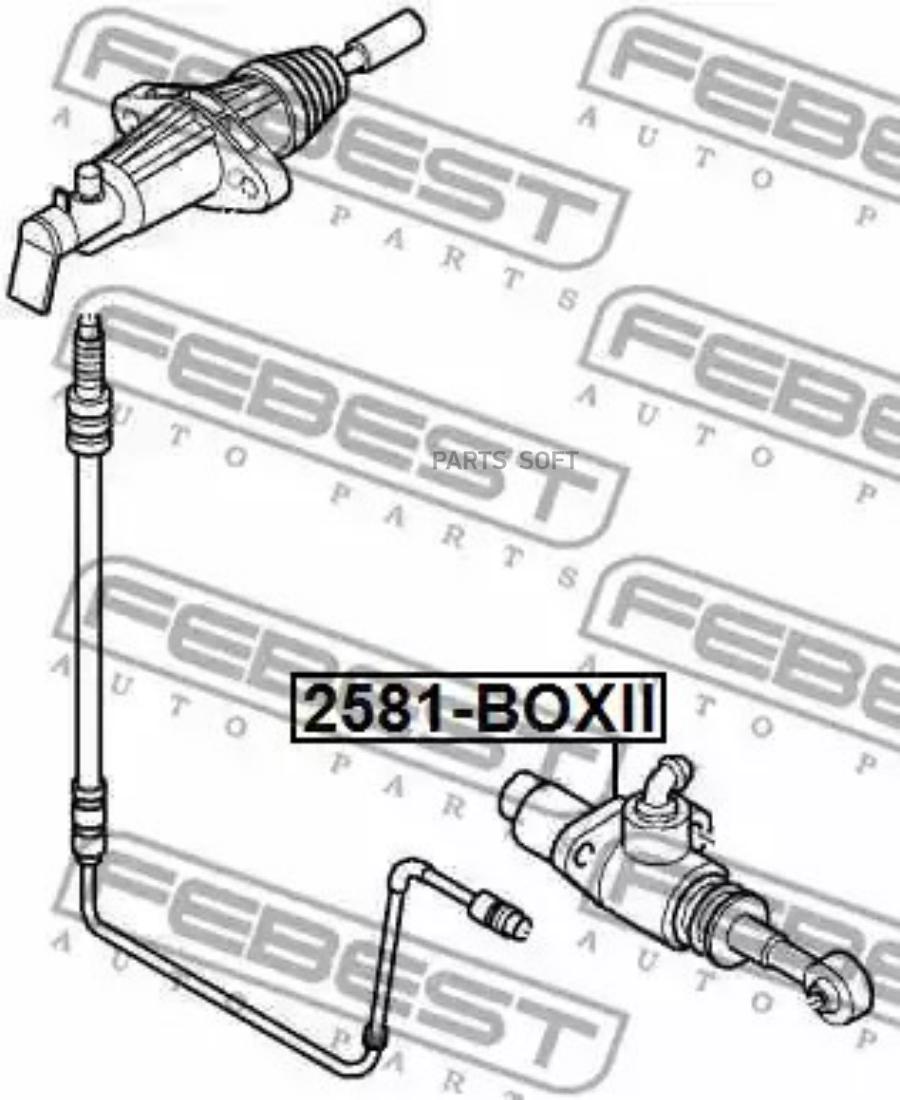 

Цилиндр сцепления Febest 2581BOXII