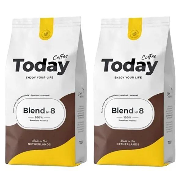 Кофе в зернах Today Blend 8 Premium Arabica 100 800 г х 2 шт 4278₽