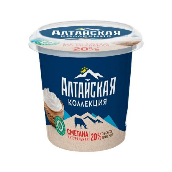 

Сметана Алтайская коллекция 20% 330 г