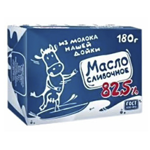 Масло Из Молока Нашей Дойки сливочное 82,5% 180 г