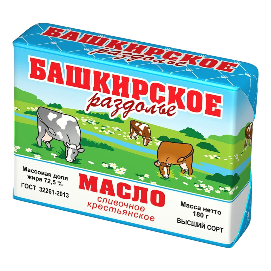 фото Масло ип клюкин сливочный край из башкирии крестьянское 72,5% 180 г