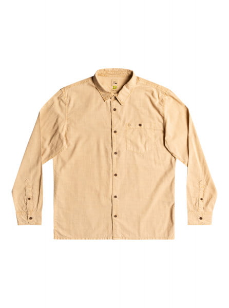 

Рубашка мужская Quiksilver EQYWT04415 бежевая L, Бежевый, EQYWT04415