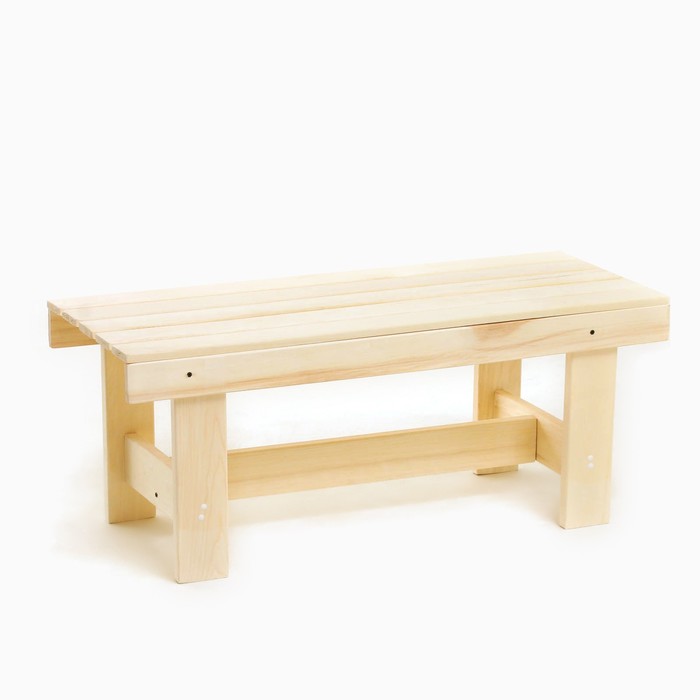

Лавка для бани 9909862 100x45x42 см, Бежевый