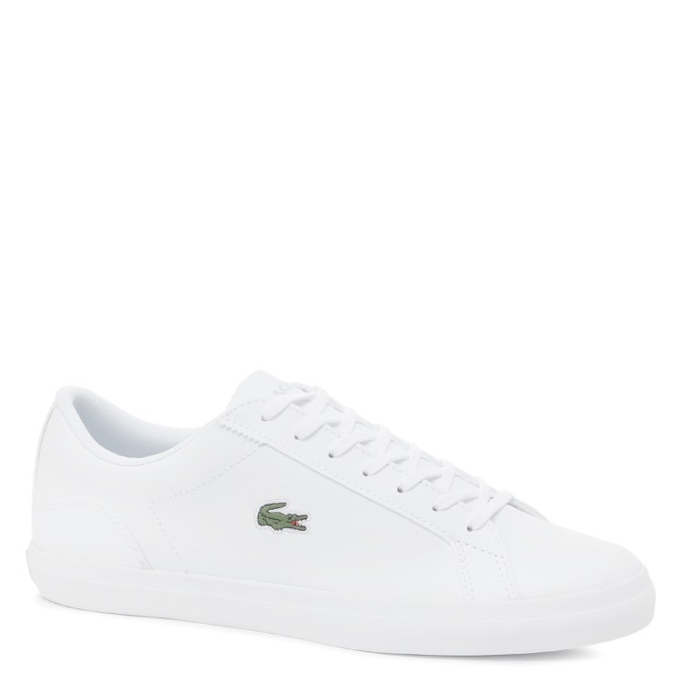 фото Кеды мужские lacoste cma0017 lerond bl 21 белые 7.5 uk