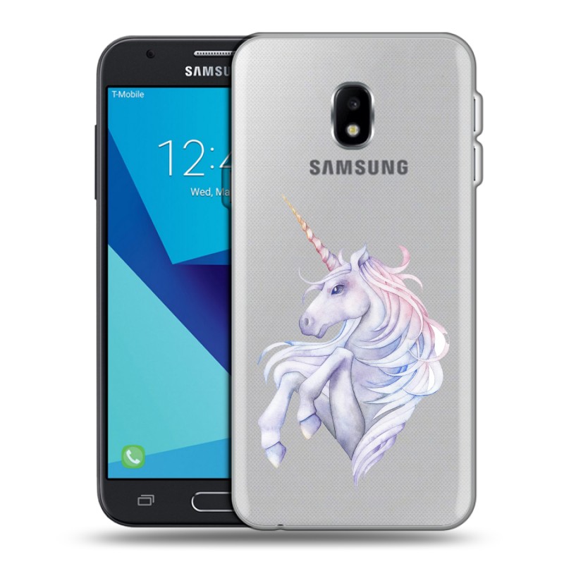 фото Прозрачный чехол для samsung galaxy j7 (j730) 100gadgets