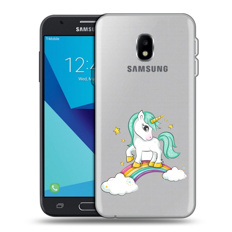 фото Прозрачный чехол для samsung galaxy j7 (j730) 100gadgets