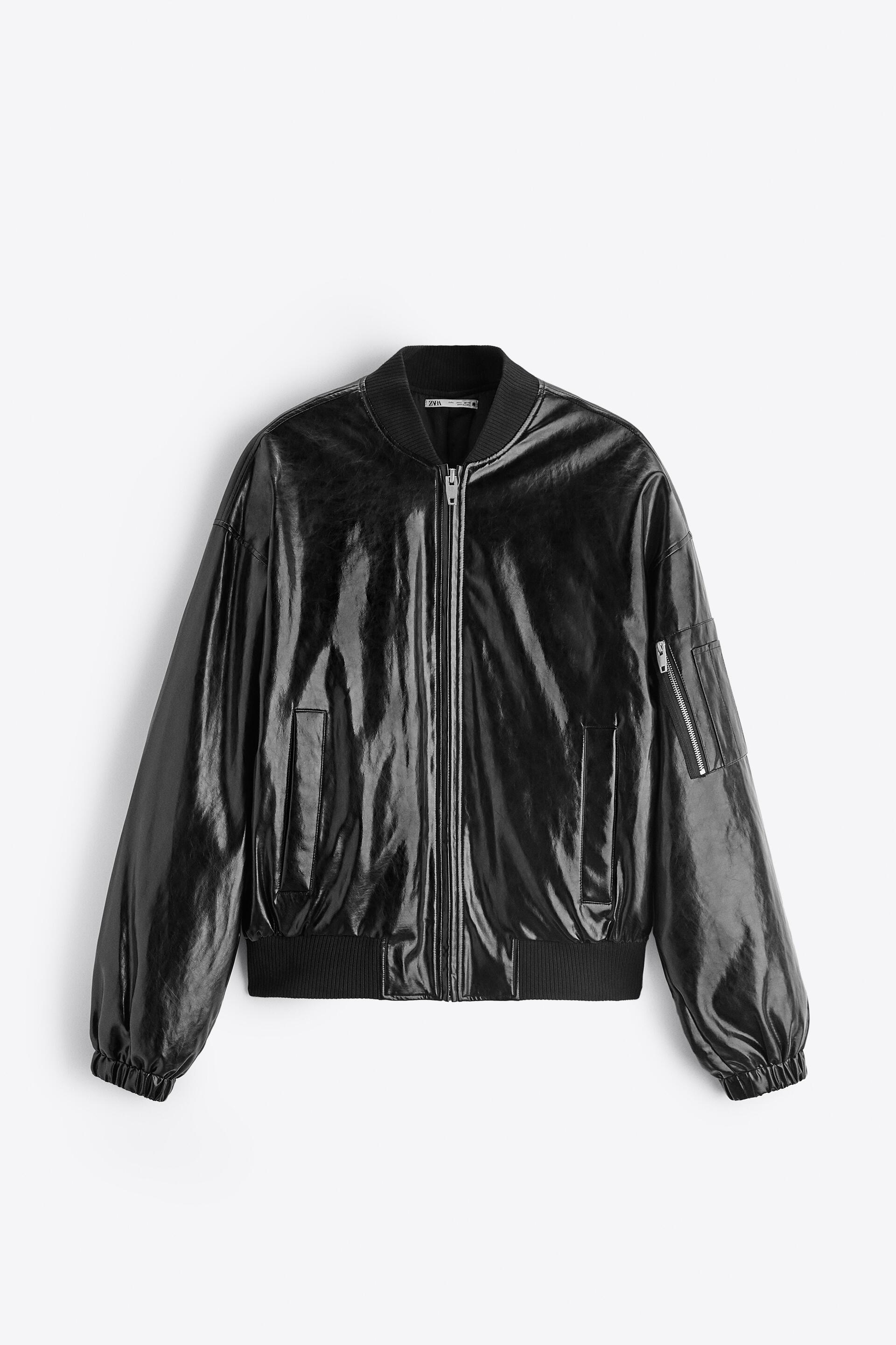 

Бомбер мужской ZARA 03427304 черный XL (доставка из-за рубежа), 03427304