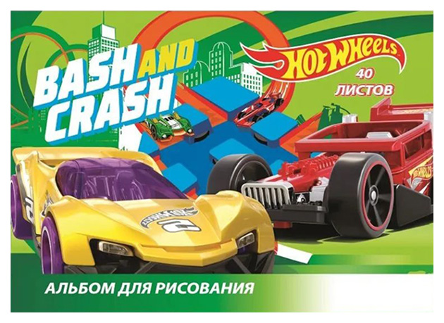

Альбом для рисования Centrum Hot Wheels А4 40 листов