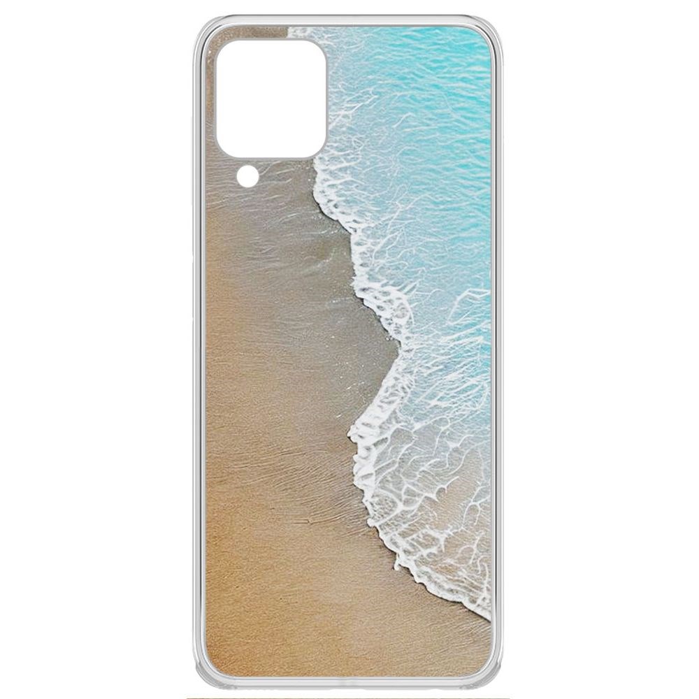 

Чехол-накладка Krutoff Clear Case Прибой для Samsung Galaxy M22 (M225), Прозрачный