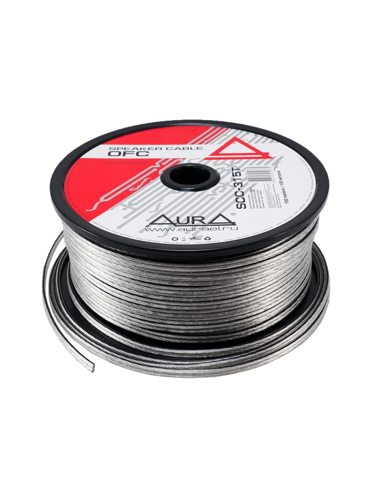 

Кабель автомобильный AuRa акустический SCC-315T 1.5mm (16Ga) 1м