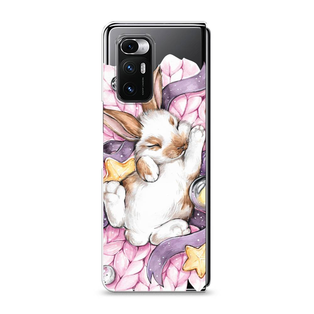 

Чехол на Xiaomi Mi Mix Fold "Кролик спит", Розовый;белый, 314250-5