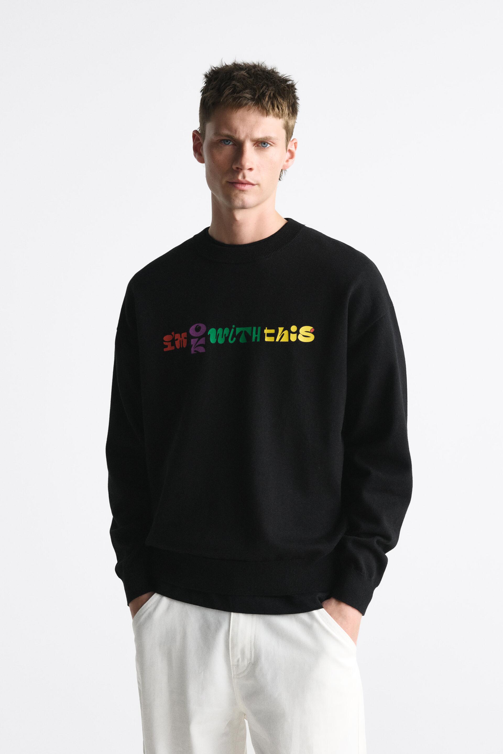 

Свитшот мужской ZARA 03284446 черный XL (доставка из-за рубежа), 03284446