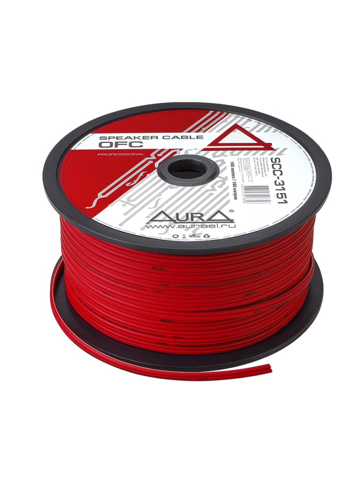 

Кабель автомобильный AuRa акустический SCC-3151 2*1.5mm (16AWG) 1м