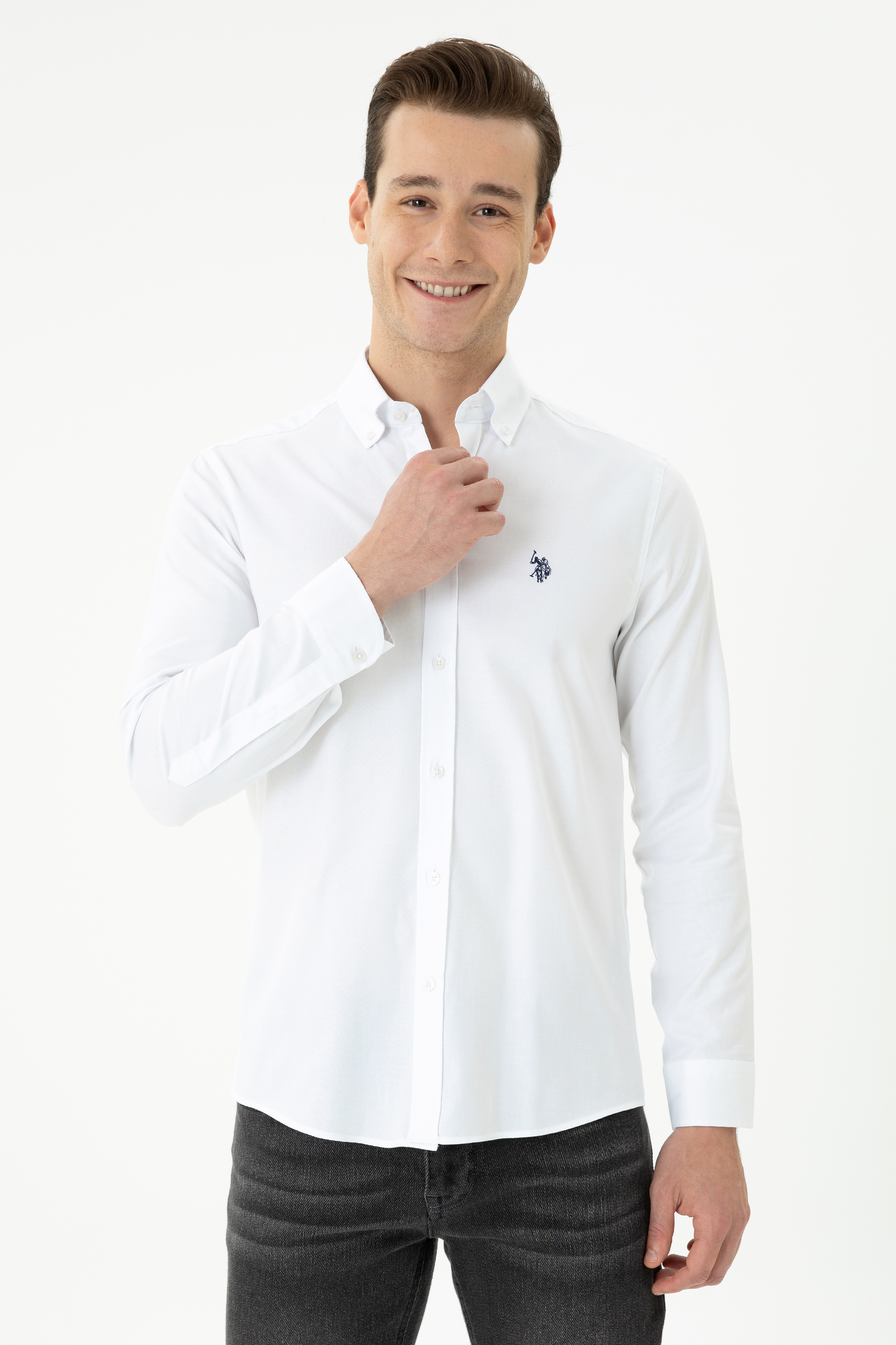 

Рубашка мужская U.S. POLO Assn. G081SZ0040CEDRO023K белая L, Белый, G081SZ0040CEDRO023K