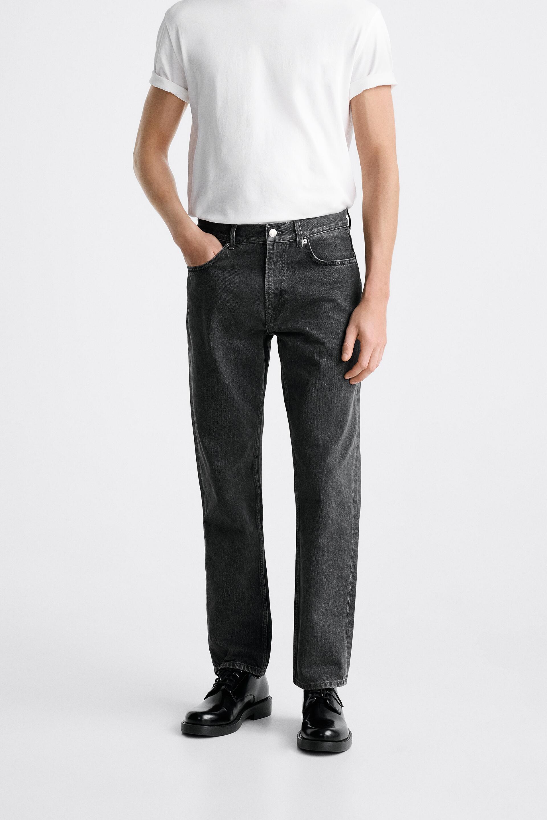 

Джинсы мужские ZARA 03175470 черные 46 RU (доставка из-за рубежа), 03175470