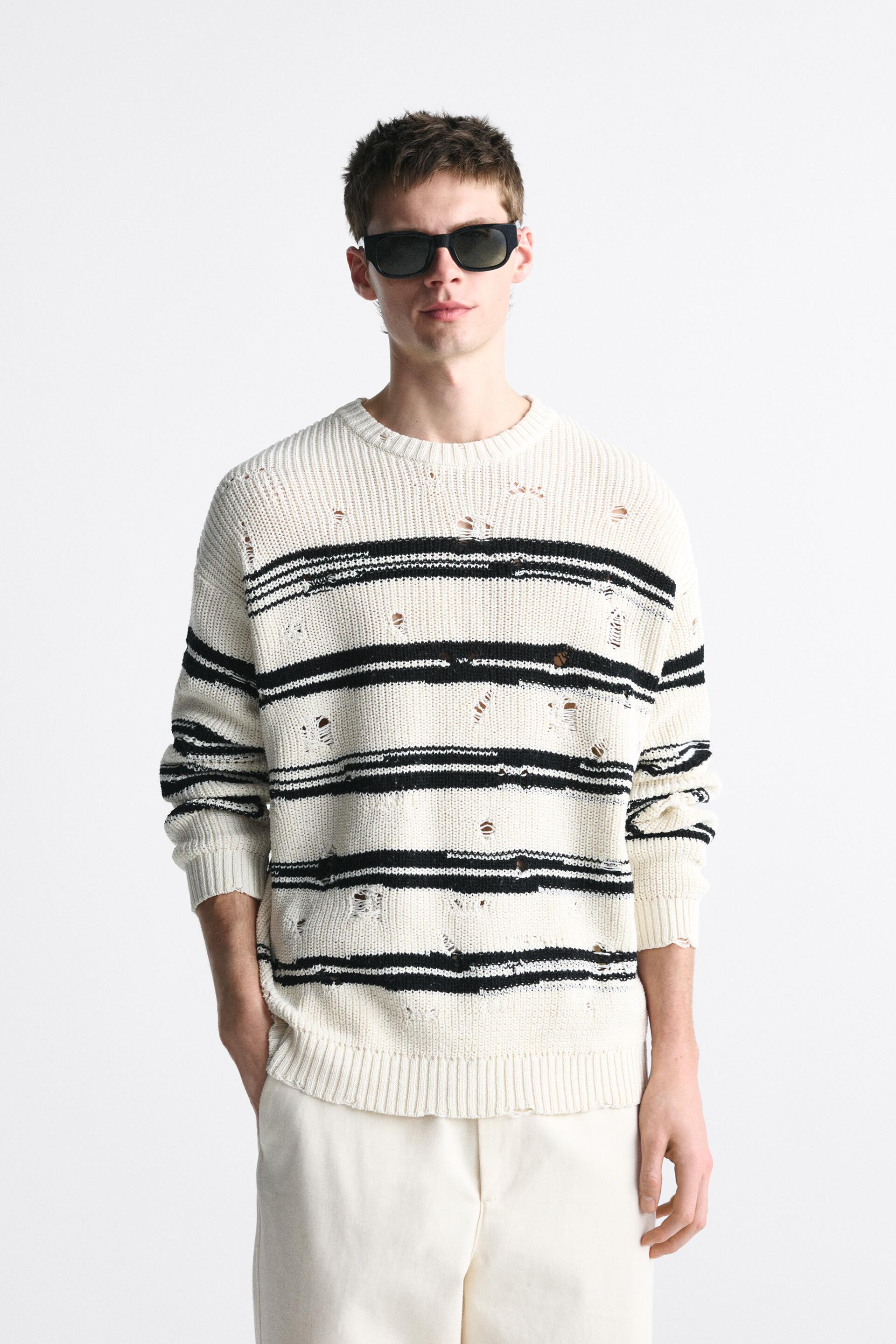 

Джемпер мужской ZARA 03166406 белый S (доставка из-за рубежа), 03166406