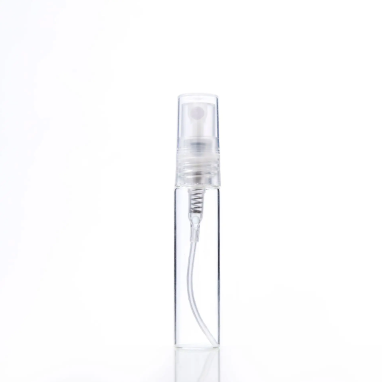Прозрачный стеклянный флакон EGP transparent white 5 мл, 100 шт подсвечник стекло на 1 свечу лотос прозрачный 4х9 5х9 5 см