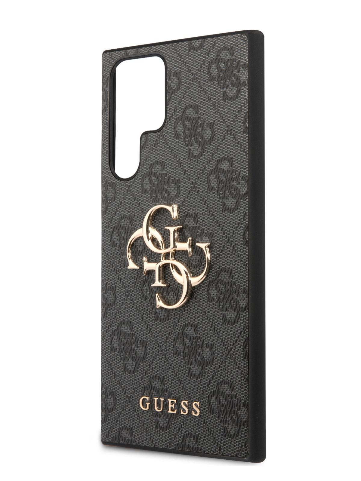 Чехол Guess для Samsung Galaxy S24 Ultra 4G Big metal logo Hard Grey